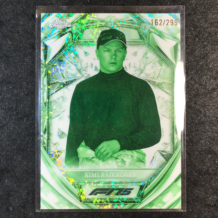 2025 Topps Chrome F1 KIMI RAIKKONEN 75th Anniversary Night Vision 162/299 #46