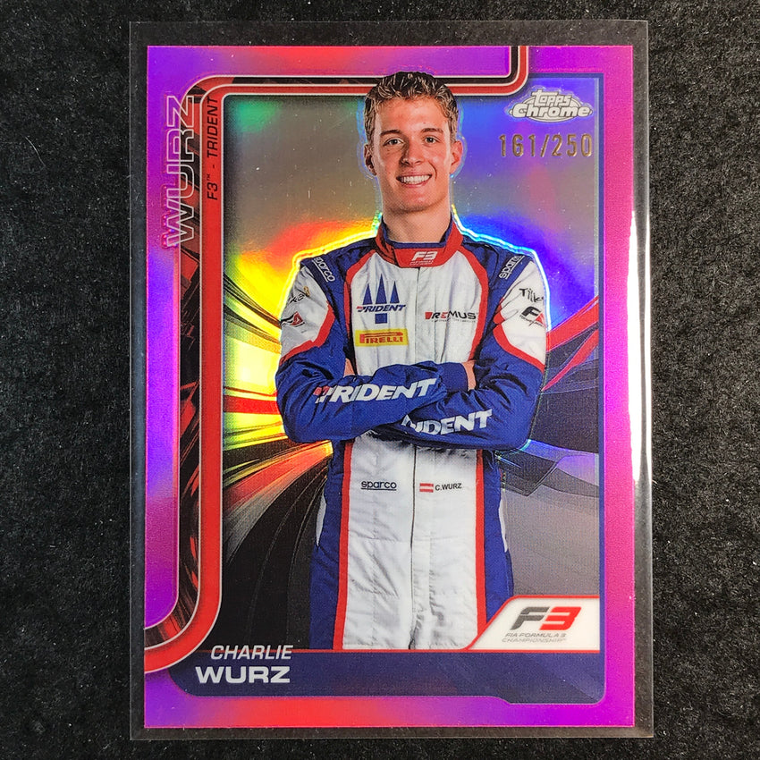 2025 Topps Chrome F1 CHARLIE WURZ Pink 161/250 #48