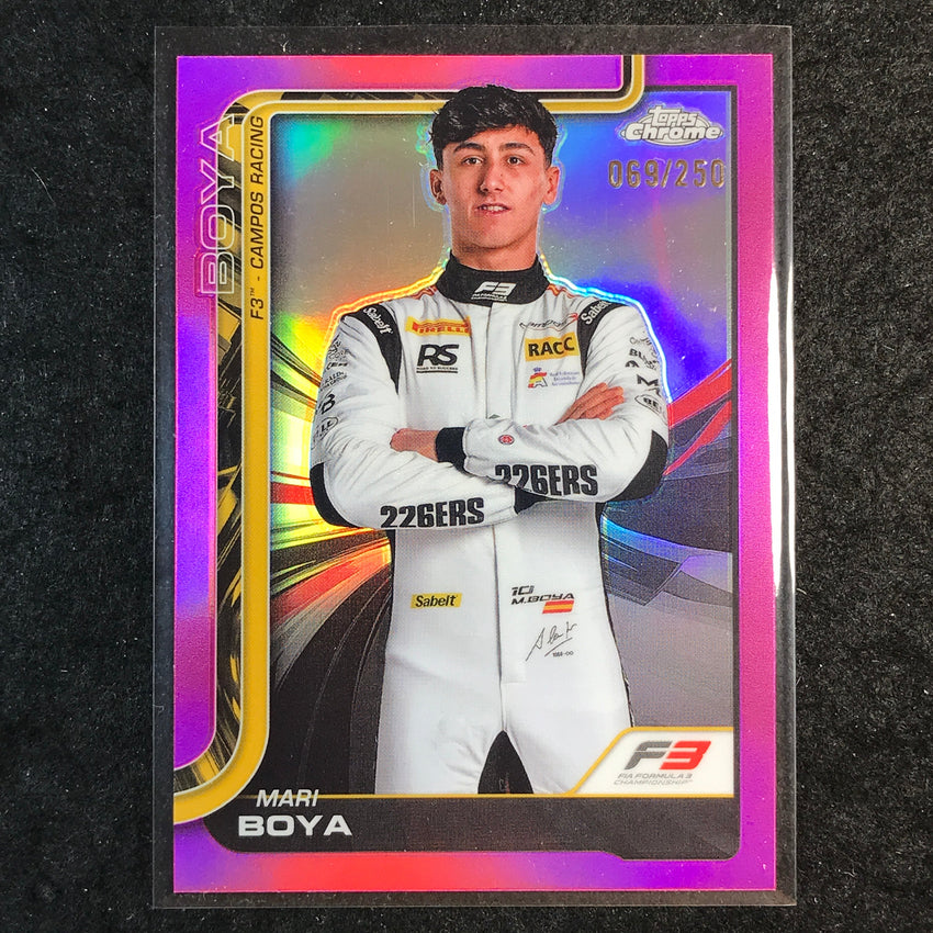 2025 Topps Chrome F1 MARI BOYA Pink 69/250 #54