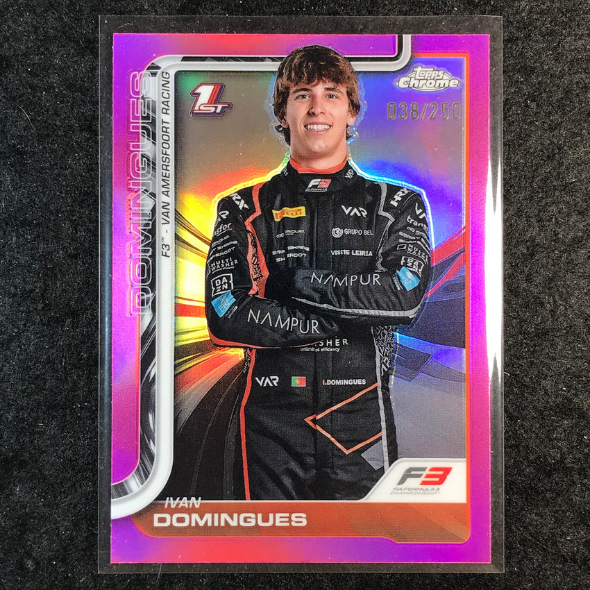 2025 Topps Chrome F1 IVAN DOMINGUES Pink 38/250 #60