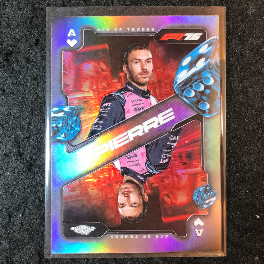 2025 Topps Chrome F1 PIERRE GASLY Ace of Trades #9