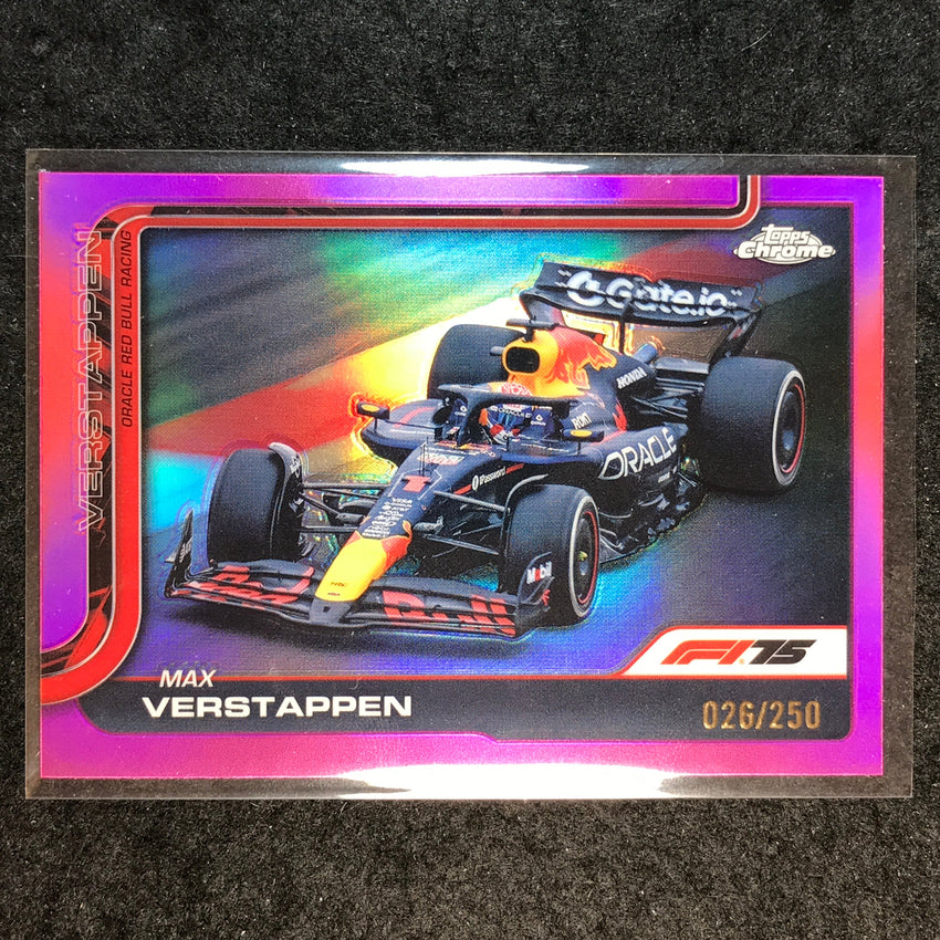 2025 Topps Chrome F1 MAX VERSTAPPEN Pink 26/250 #73