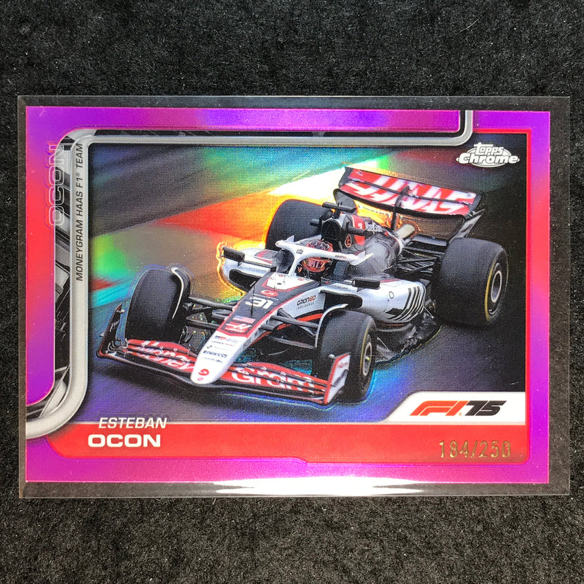 2025 Topps Chrome F1 ESTEBAN OCON Pink 184/250 #85