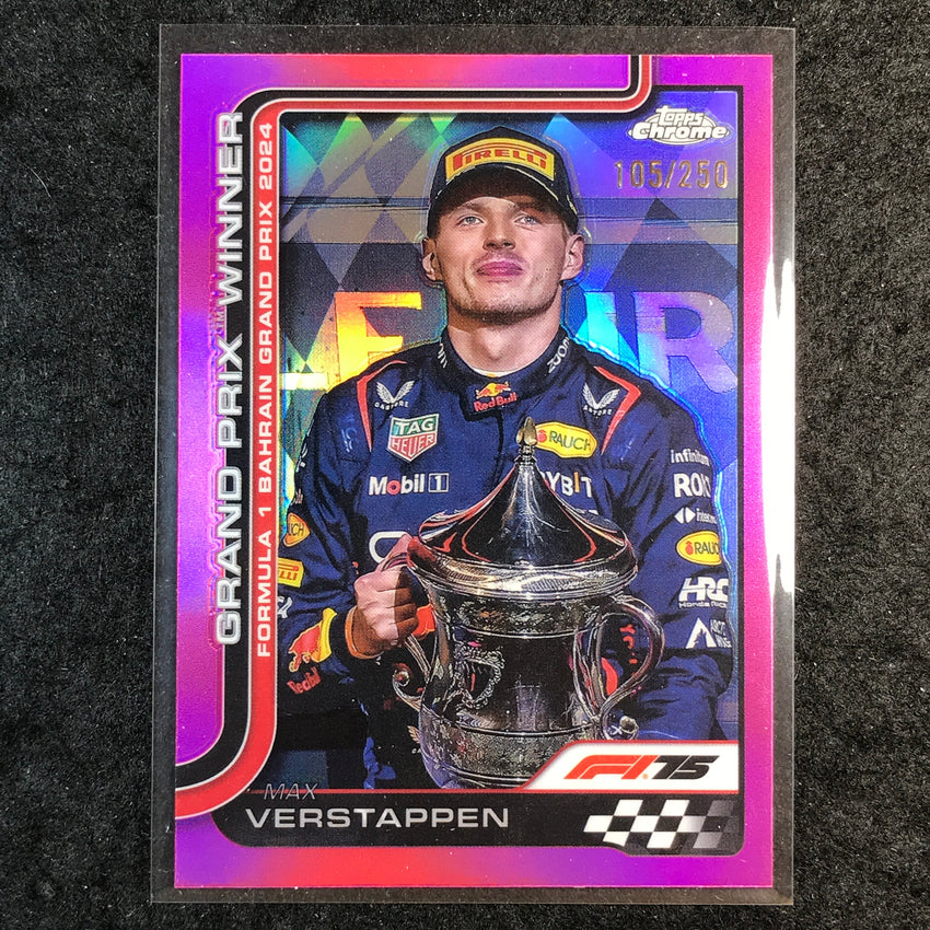 2025 Topps Chrome F1 MAX VERSTAPPEN Pink 105/250 #93
