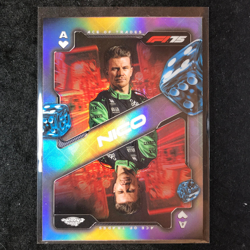 2025 Topps Chrome F1 NICO HULKENBERG Ace of Trades #10