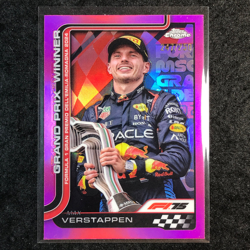 2025 Topps Chrome F1 MAX VERSTAPPEN Pink 247/250 #99
