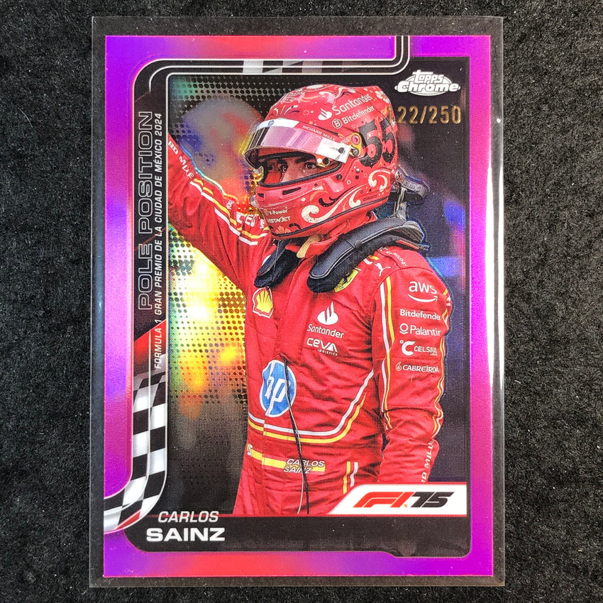 2025 Topps Chrome F1 CARLOS SAINZ Pink 122/250 #121