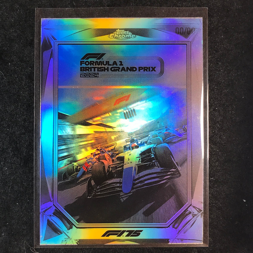 2025 Topps Chrome F1 BRITISH GRAND PRIX 2024 Diamond Drivers #2