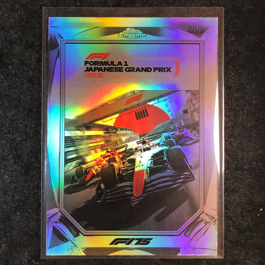 2025 Topps Chrome F1 JAPANESE GRAND PRIX 2024 Diamond Drivers #3