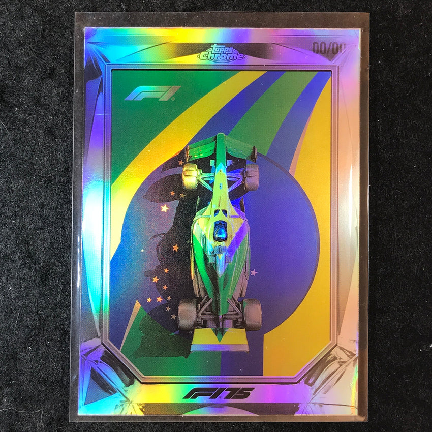 2025 Topps Chrome F1 BRAZILIAN TRIBUTE COLLECTOR'S EDITION Diamond Drivers #5