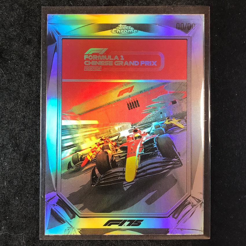 2025 Topps Chrome F1 CHINESE GRAND PRIX 2024 Diamond Drivers #6