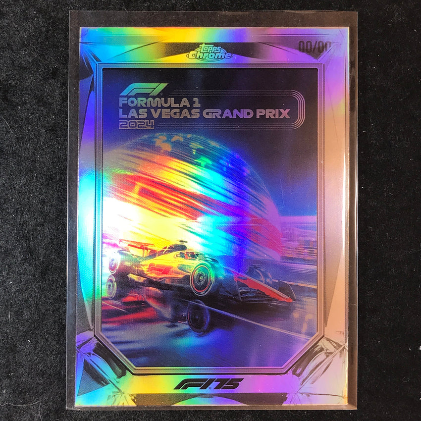 2025 Topps Chrome F1 LAS VEGAS GRAND PRIX 2024 Diamond Drivers #9