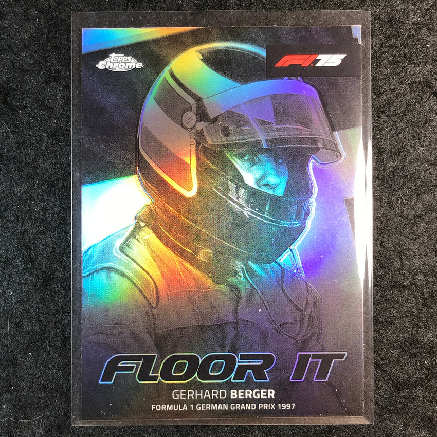 2025 Topps Chrome F1 GERHARD BERGER Floor It #3