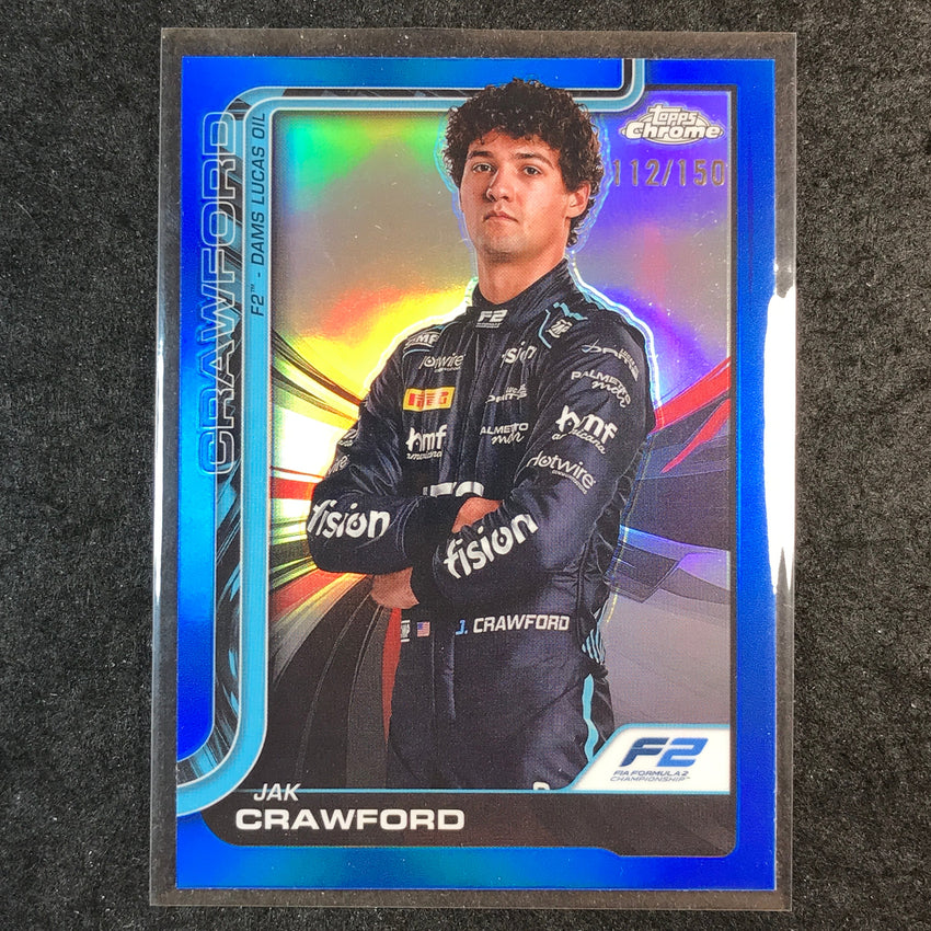 2025 Topps Chrome F1 JAK CRAWFORD Blue 112/150 #31