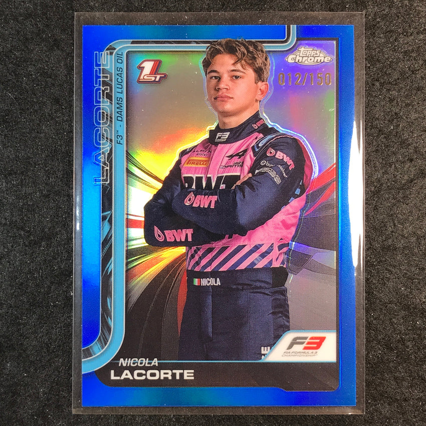 2025 Topps Chrome F1 NICOLA LACORTE Blue 12/150 #71