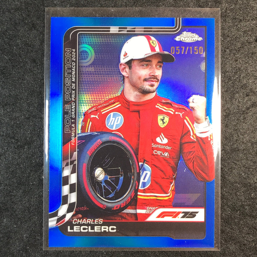 2025 Topps Chrome F1 CHARLES LECLERC Blue 57/150 #118