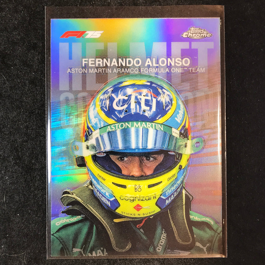 2025 Topps Chrome F1 FERNANDO ALONSO Helmet Collection #6