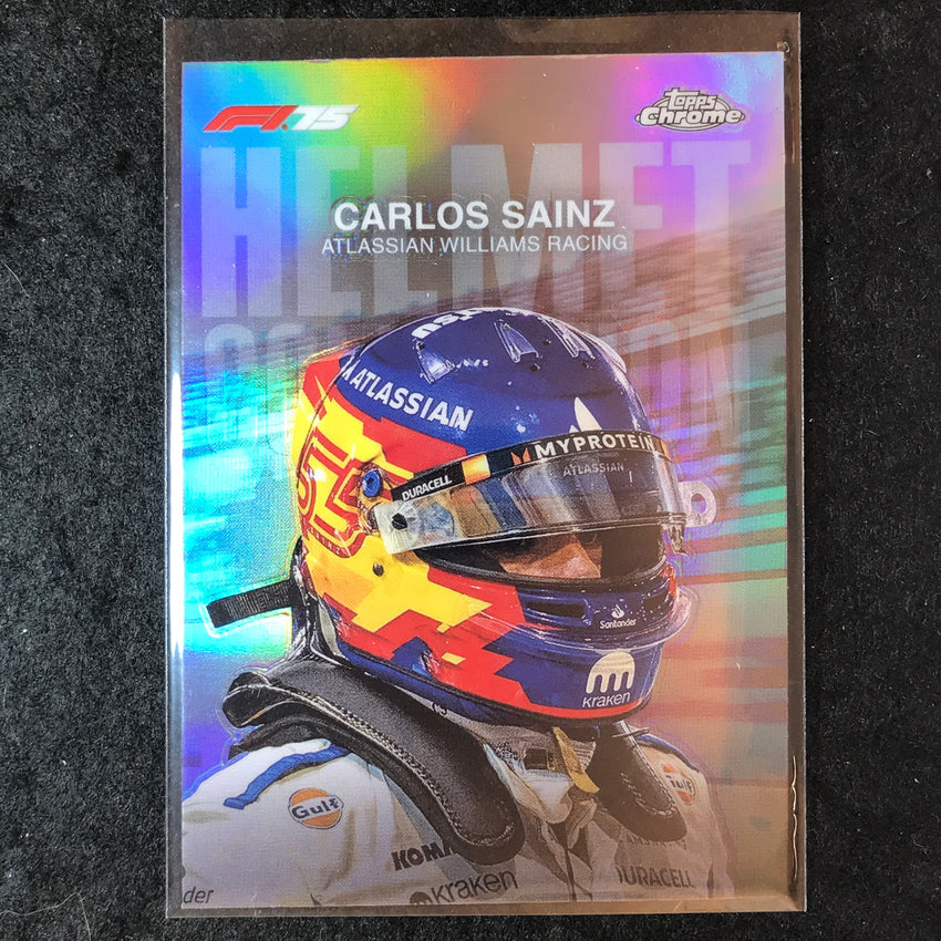 2025 Topps Chrome F1 CARLOS SAINZ Helmet Collection #7