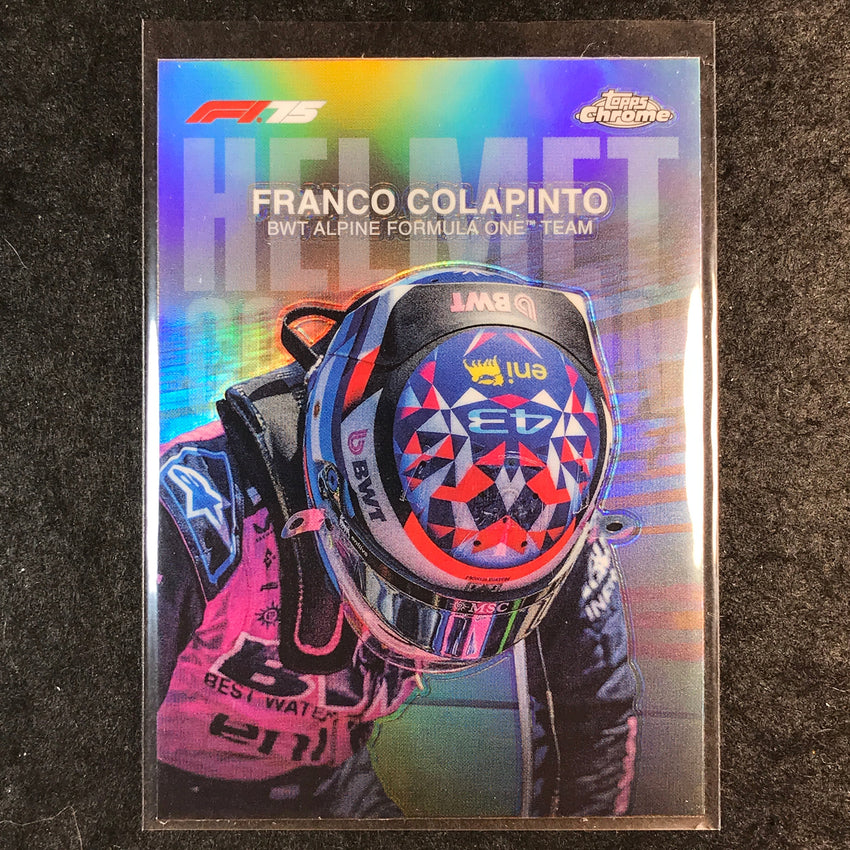 2025 Topps Chrome F1 FRANCO COLAPINTO Helmet Collection #9