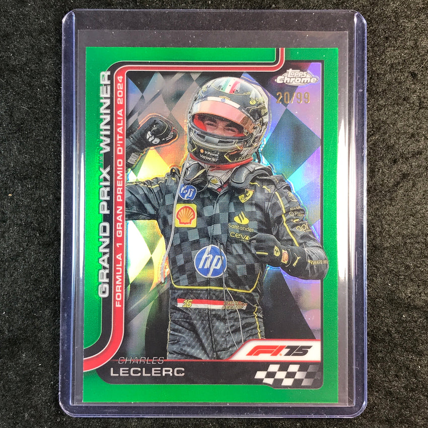2025 Topps Chrome F1 CHARLES LECLERC Green 20/99 #108