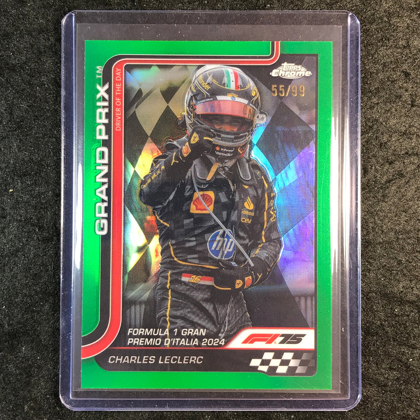 2025 Topps Chrome F1 CHARLES LECLERC Green 55/99 #137
