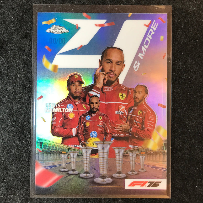 2025 Topps Chrome F1 LEWIS HAMILTON Four & More #2
