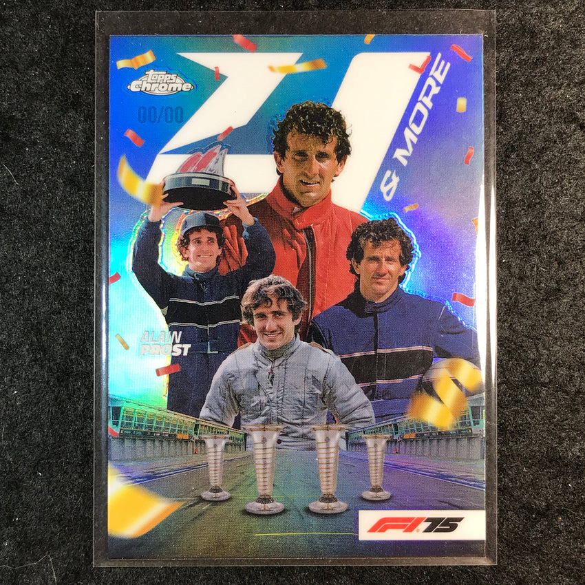 2025 Topps Chrome F1 ALAIN PROST Four & More #3