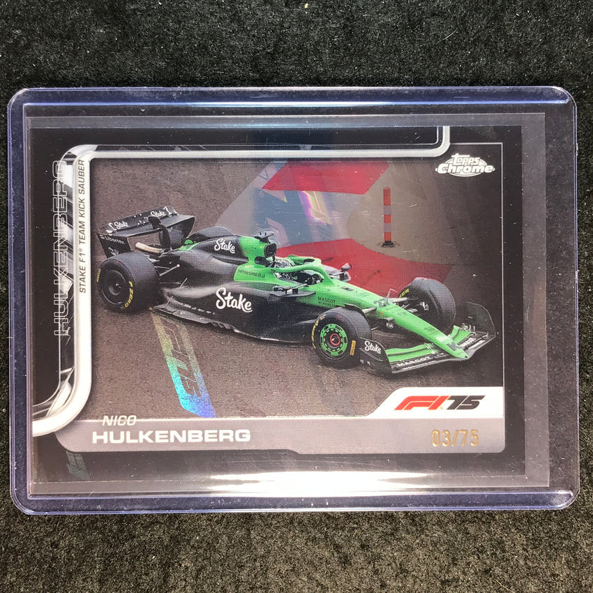 2025 Topps Chrome F1 NICO HULKENBERG 75th Anniversary 3/75 #91