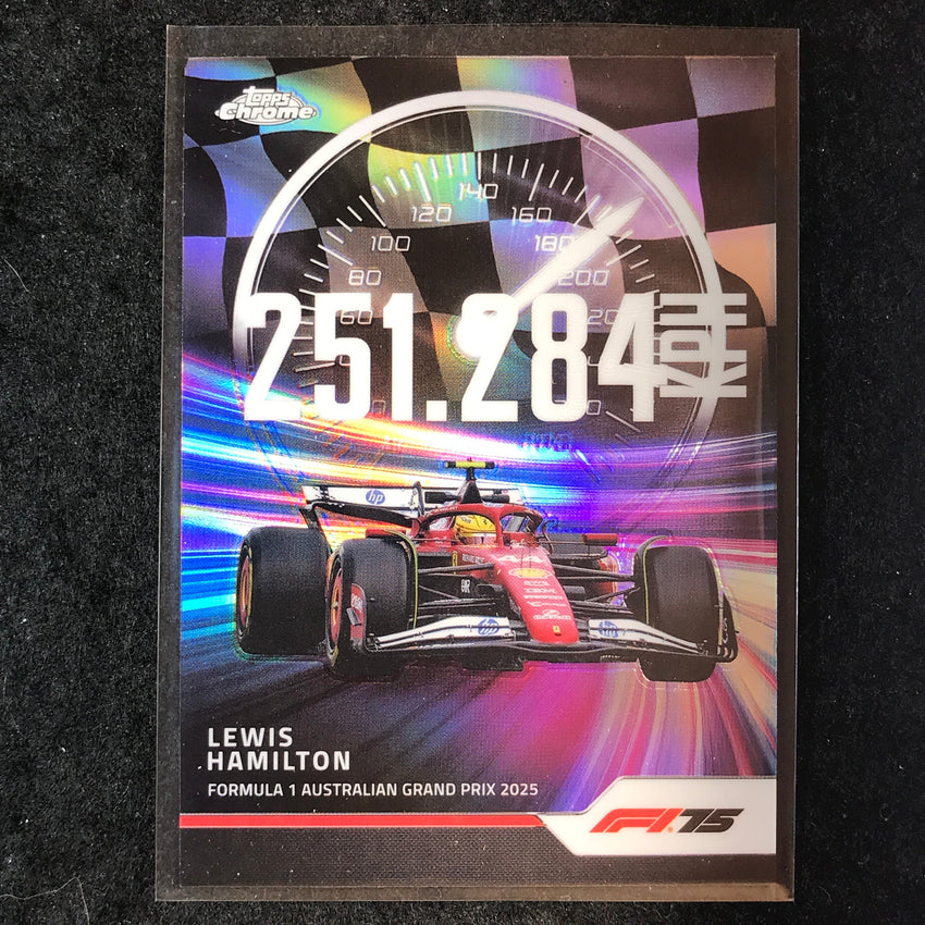 2025 Topps Chrome F1 LEWIS HAMILTON Top Speed #2