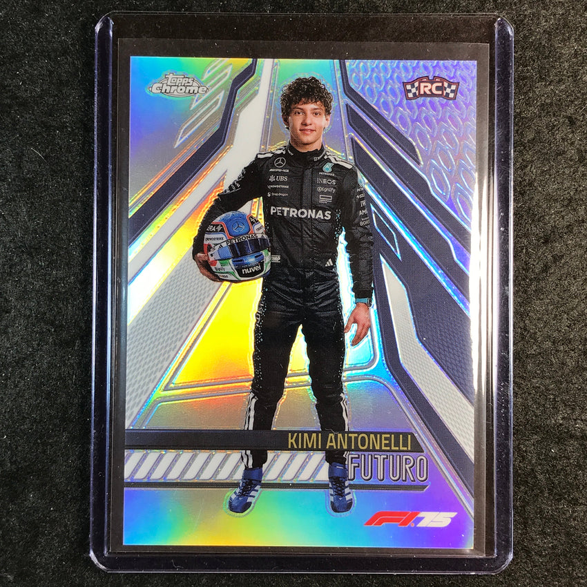 2025 Topps Chrome F1 KIMI ANTONELLI Futuro Rookie SSP #2