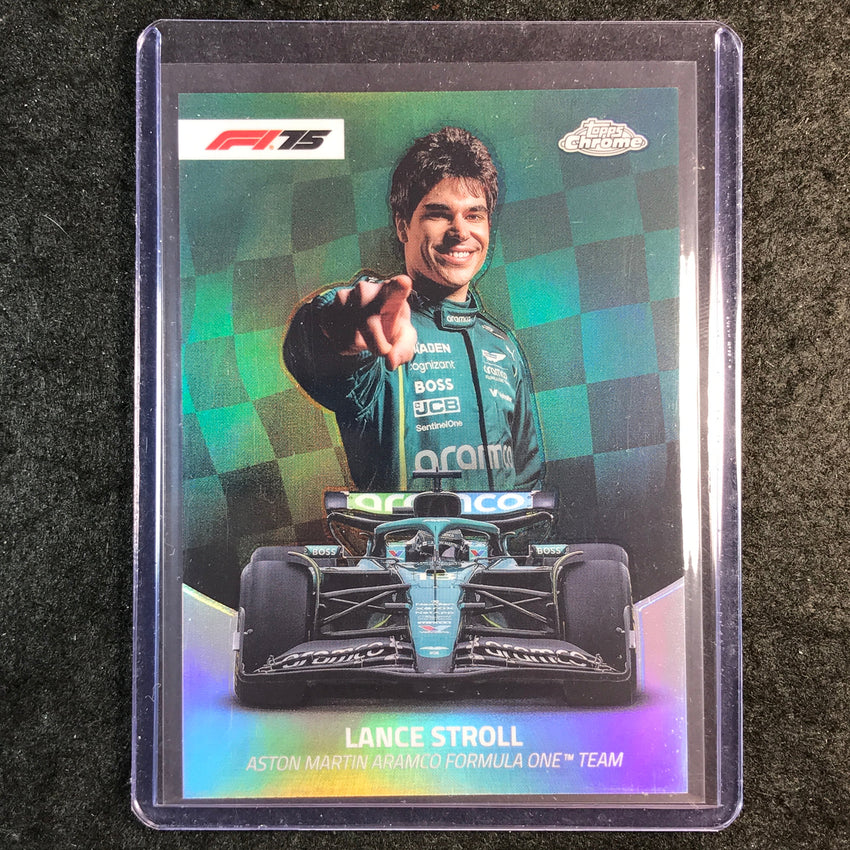2025 Topps Chrome F1 LANCE STROLL The Grid SSP #5