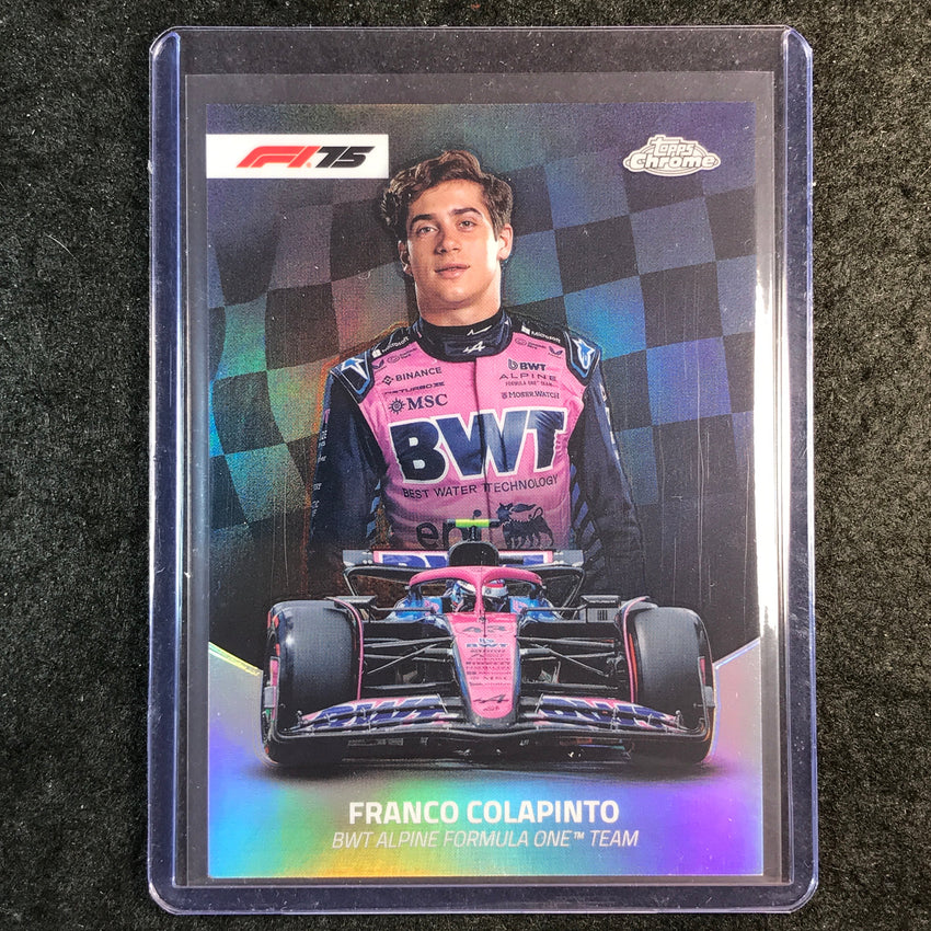 2025 Topps Chrome F1 FRANCO COLAPINTO The Grid SSP #10