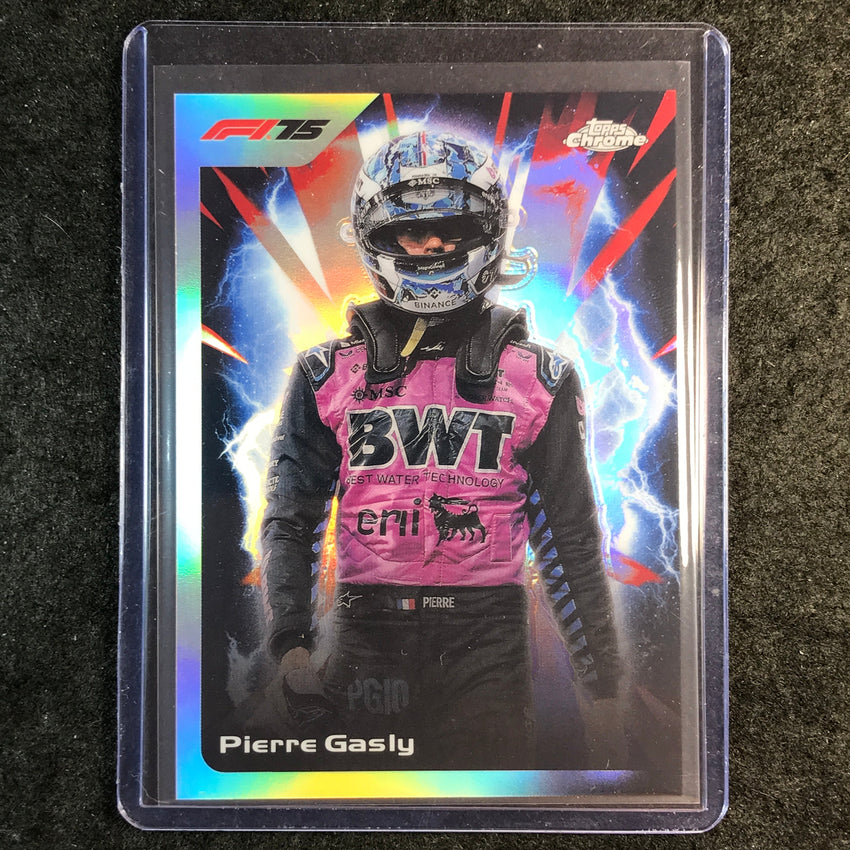 2025 Topps Chrome F1 PIERRE GASLY Ultrasonic SSP #8