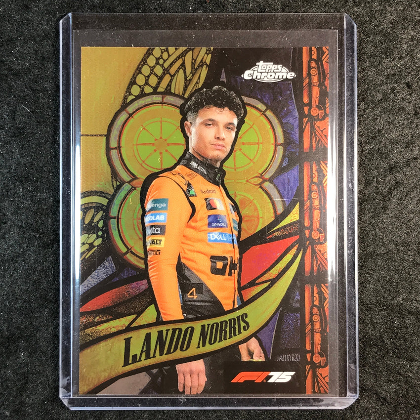 2025 Topps Chrome F1 LANDO NORRIS The Grail SSP #6 UNPEELED