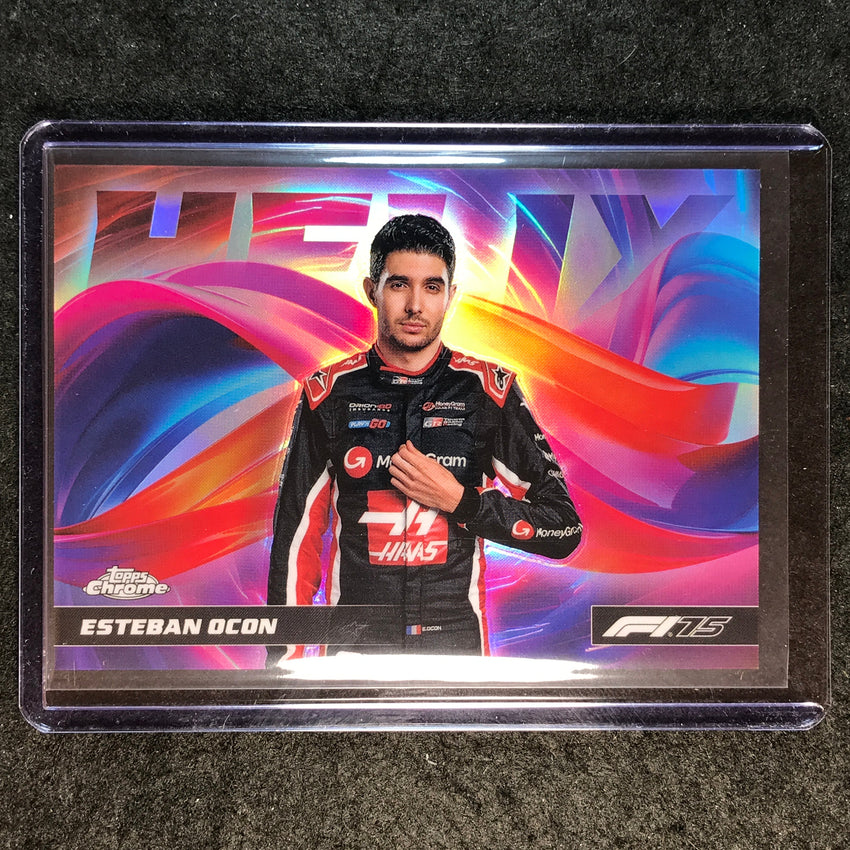 2025 Topps Chrome F1 ESTEBAN OCON Helix SSP #13