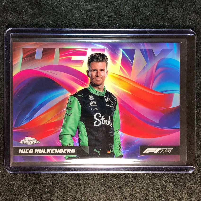 2025 Topps Chrome F1 NICO HULKENBERG Helix SSP #19
