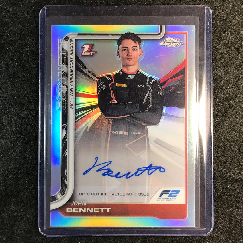 2025 Topps Chrome F1 JOHN BENNETT Chrome Autograph #CAC-BEN