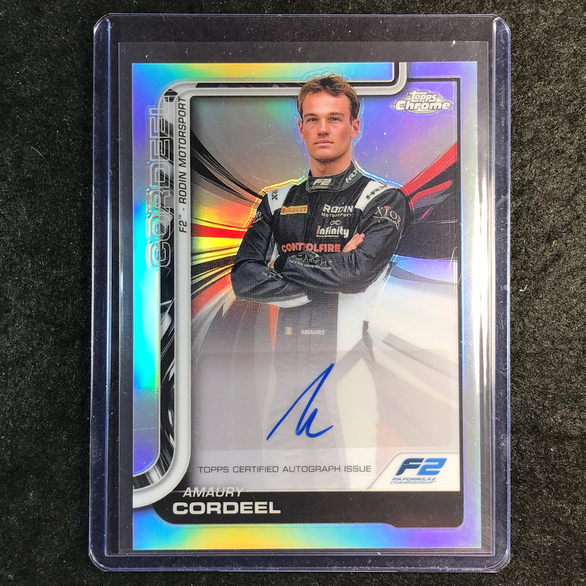 2025 Topps Chrome F1 AMAURY CORDEEL Chrome Autograph #CAC-COR