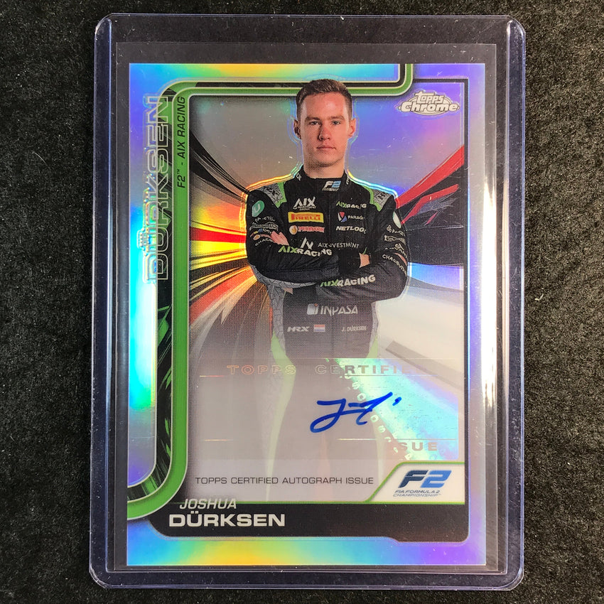 2025 Topps Chrome F1 JOSHUA DURKSEN Chrome Autograph #CAC-DUR