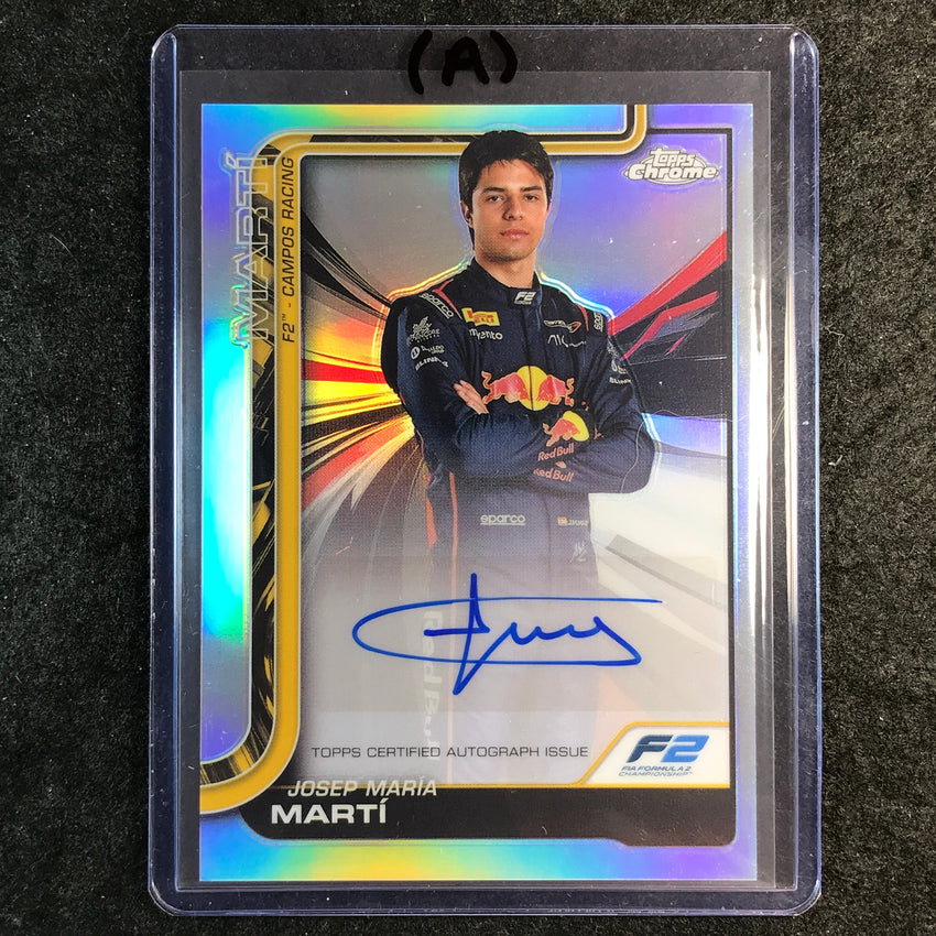 2025 Topps Chrome F1 JOSEP MARIA MARTI Chrome Autograph #CAC-MAR (A)
