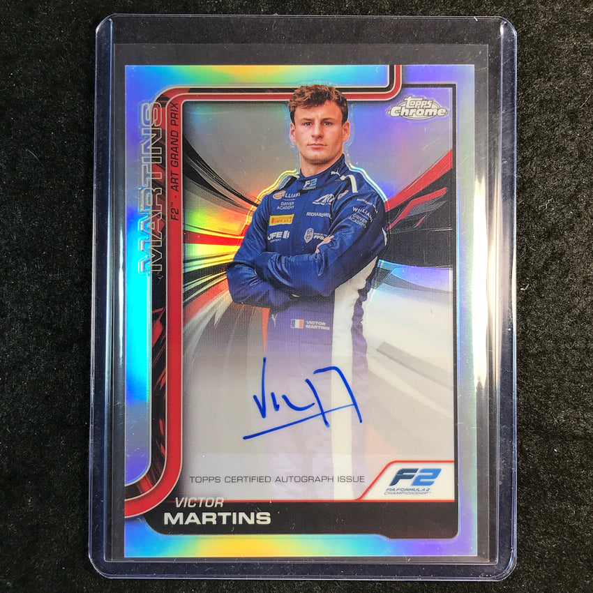 2025 Topps Chrome F1 VICTOR MARTINS Chrome Autograph #CAC-MART