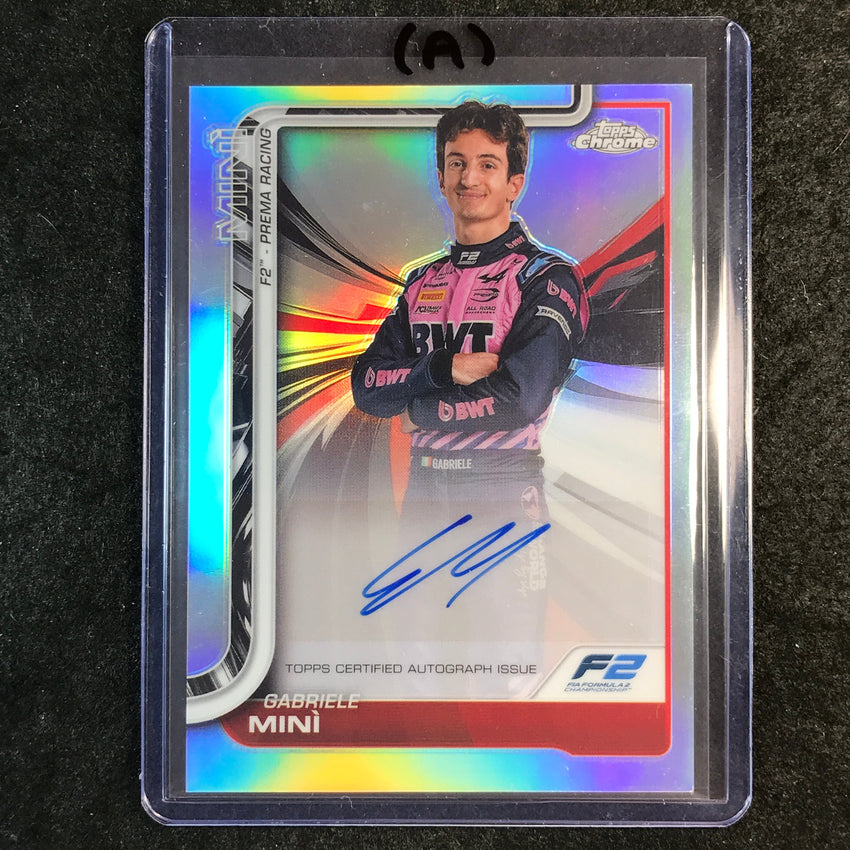 2025 Topps Chrome F1 GABRIELE MINI Chrome Autograph #CAC-MIN (A)
