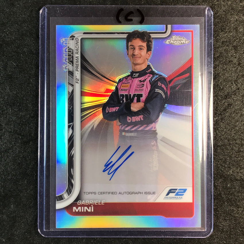 2025 Topps Chrome F1 GABRIELE MINI Chrome Autograph #CAC-MIN (C)