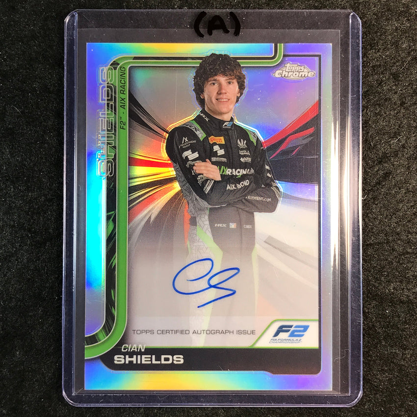 2025 Topps Chrome F1 CIAN SHIELDS Chrome Autograph #CAC-SHI (A)