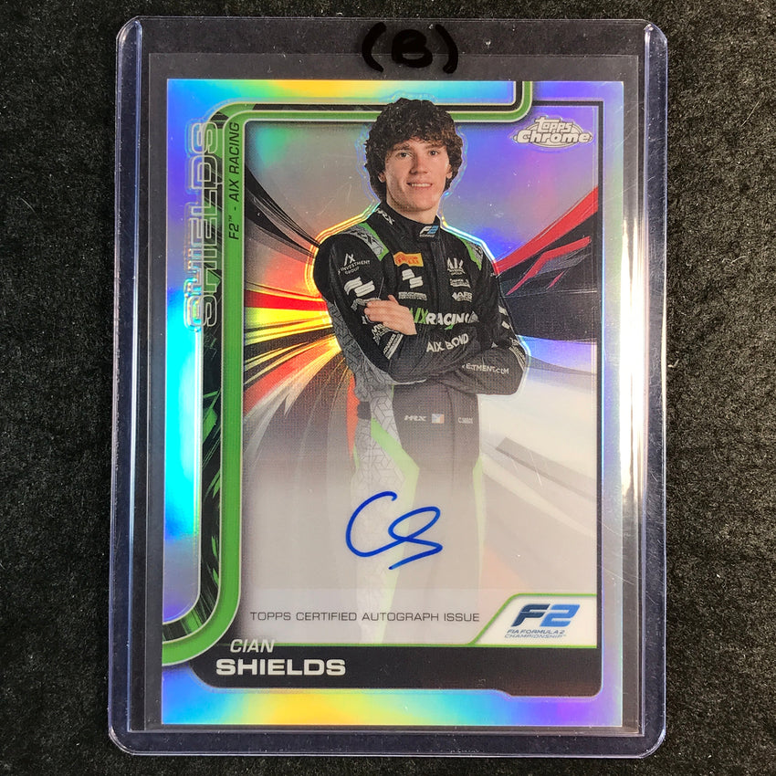 2025 Topps Chrome F1 CIAN SHIELDS Chrome Autograph #CAC-SHI (B)