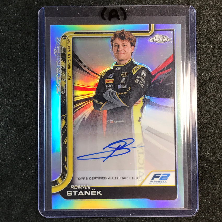 2025 Topps Chrome F1 ROMAN STANEK Chrome Autograph #CAC-STA (A)