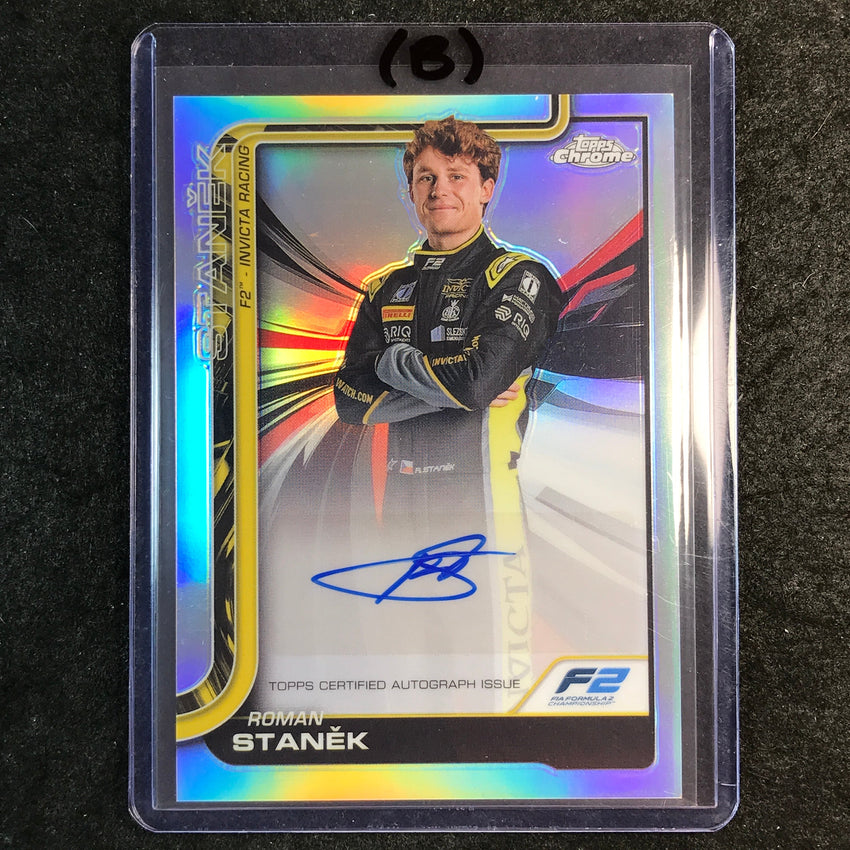2025 Topps Chrome F1 ROMAN STANEK Chrome Autograph #CAC-STA (B)