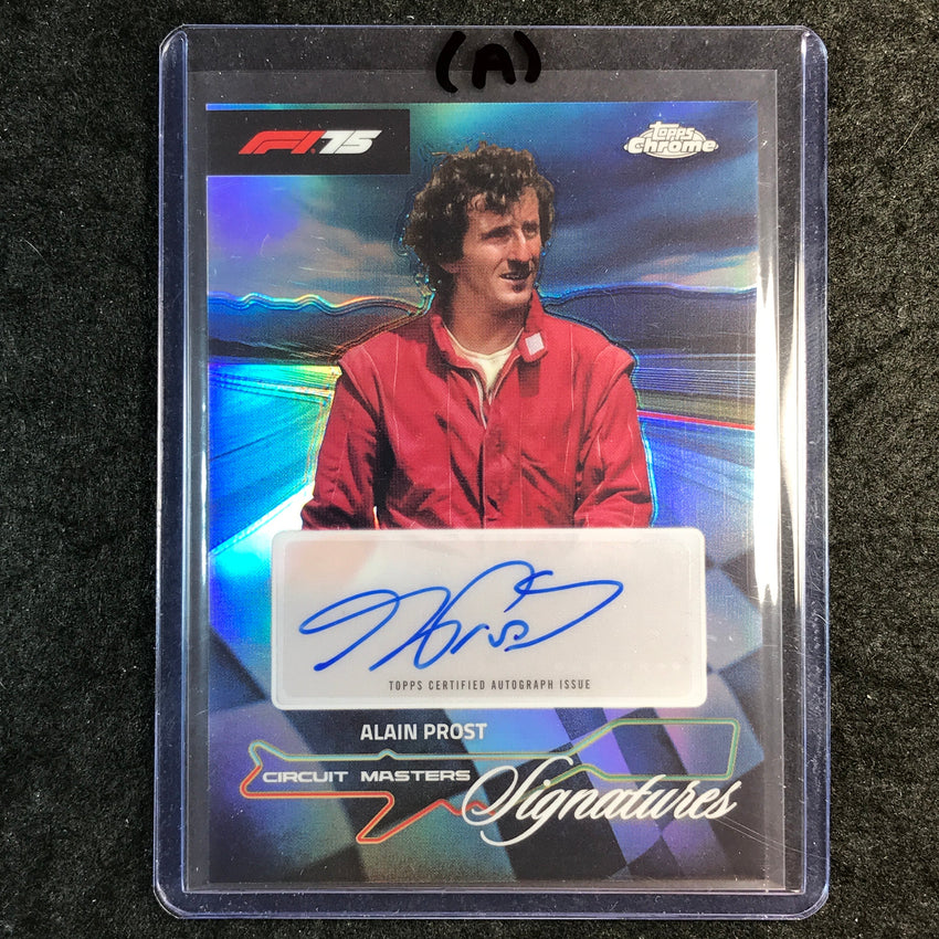 2025 Topps Chrome F1 ALAIN PROST Circuit Masters Signatures Auto #CMS-PRO (A)