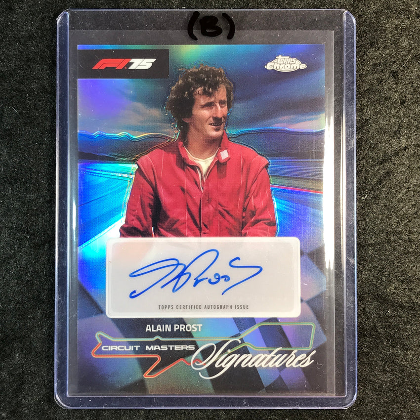 2025 Topps Chrome F1 ALAIN PROST Circuit Masters Signatures Auto #CMS-PRO (B)