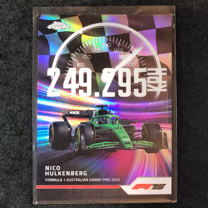 2025 Topps Chrome F1 NICO HULKENBERG Top Speed #10
